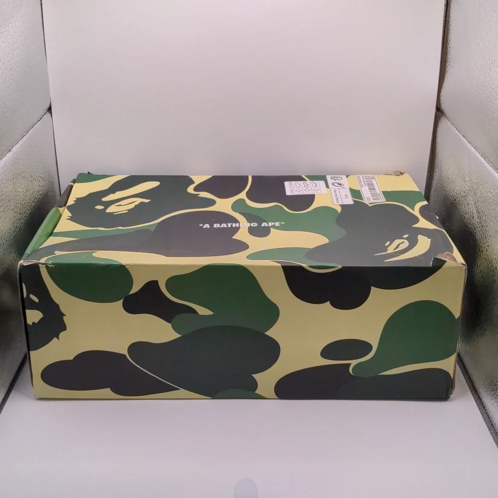 New A Bathing Ape Bapesta Men's Sneakers Light Grey Sz 12 - Picture 12 of 13